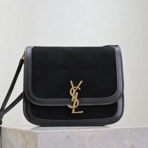 img_f8c0bdc9_20240928_i1727514854_6685_1_jpg YSL Solferino Shoulder Bag Black Suede Leather