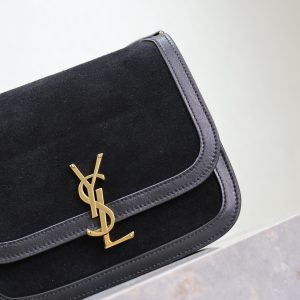 img_f8c0bdc9_20240928_i1727514854_7917_0_jpg YSL Solferino Shoulder Bag Black Suede Leather