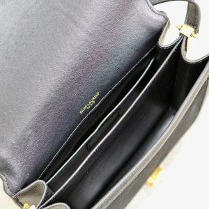 img_f8c0bdc9_20240928_i1727514855_8483_5_jpg YSL Solferino Shoulder Bag Black Suede Leather