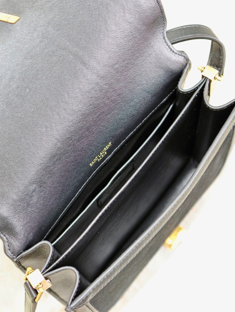 img_f8c0bdc9_20240928_i1727514855_8483_5_jpg YSL Solferino Shoulder Bag Black Suede Leather