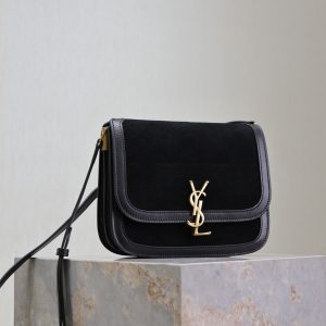 img_f8c0bdc9_20240928_i1727514855_8868_7_jpg YSL Solferino Shoulder Bag Black Suede Leather