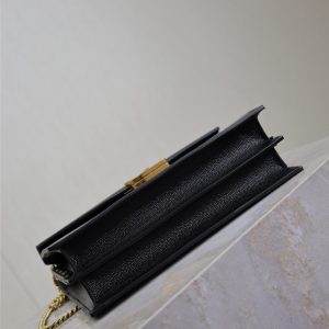 img_f8c0bdc9_20241223_1734935677_406_jpg CASSANDRA CHAIN BAG 22 IN BLACK CAVIAR PATTERN CALFSKIN GOLD HARDWARE