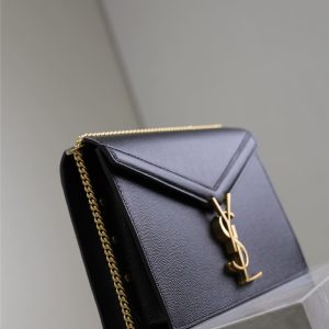 img_f8c0bdc9_20241223_1734935677_751_jpg CASSANDRA CHAIN BAG 22 IN BLACK CAVIAR PATTERN CALFSKIN GOLD HARDWARE