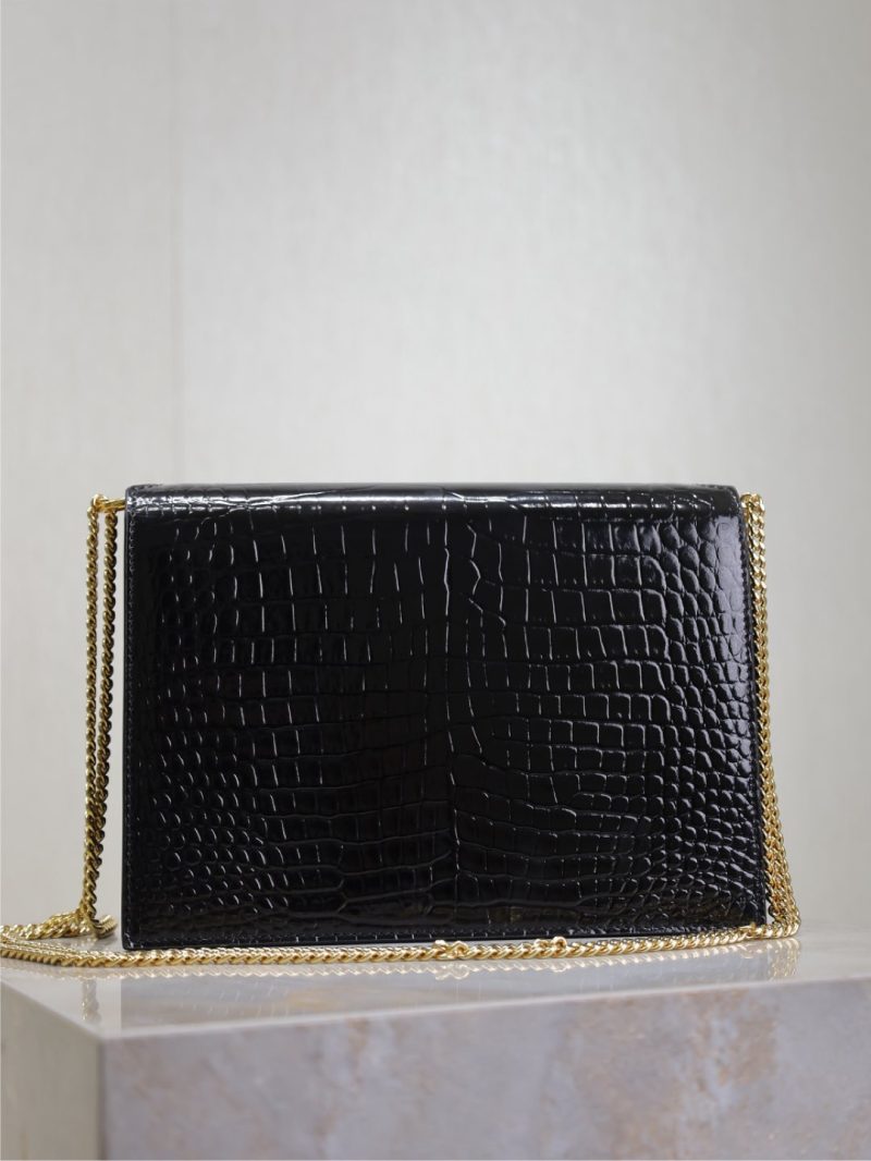 img_f8c0bdc9_20241223_1734936027_728_jpg CASSANDRA CHAIN BAG 22 IN BLACK CROCODILE PATTERN CALFSKIN GOLD HARDWARE