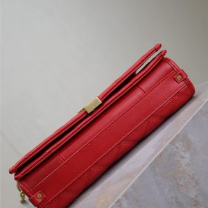 img_f8c0bdc9_20241223_1734937396_398_jpg BECKY 25 IN RED QUILTED LAMBSKIN GOLD HARDWARE