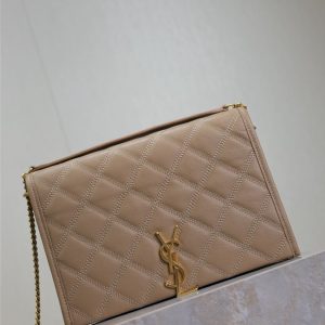 img_f8c0bdc9_20241223_1734937523_245_jpg BECKY 25 IN MEDIUM BROWN QUILTED LAMBSKIN GOLD HARDWARE