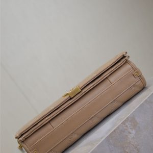 img_f8c0bdc9_20241223_1734937523_725_jpg BECKY 25 IN MEDIUM BROWN QUILTED LAMBSKIN GOLD HARDWARE