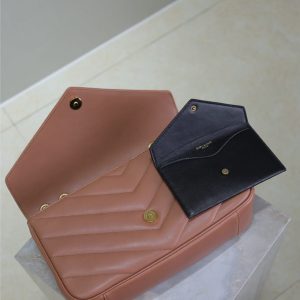 img_f8c0bdc9_20241224_i1735020767647_7776_0_6_jpg LOULOU MEDIUM 29 IN SALMON PINK SHEEPSKIN GOLD HARDWARE