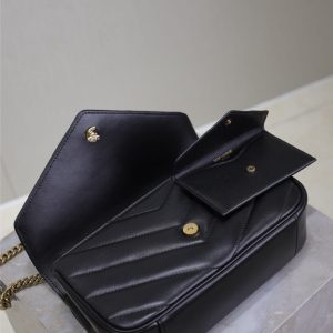 img_f8c0bdc9_20241224_i1735022065942_5373_0_6_jpg LOULOU SMALL 24 IN BLACK SHEEPSKIN GOLD HARDWARE