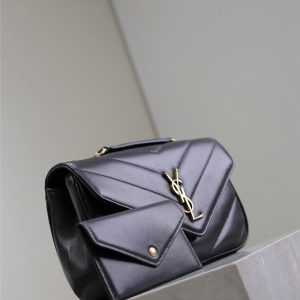 img_f8c0bdc9_20241224_i1735022066012_2324_0_3_jpg LOULOU SMALL 24 IN BLACK SHEEPSKIN GOLD HARDWARE