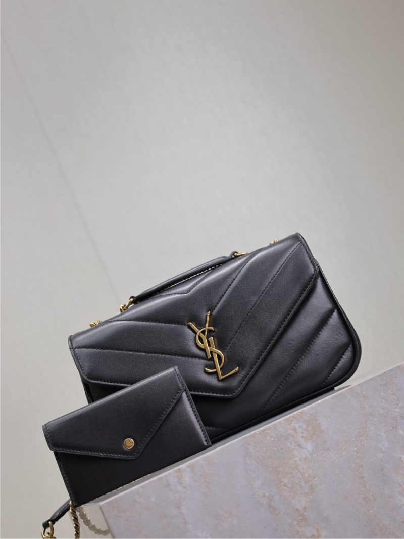 img_f8c0bdc9_20241224_i1735022066086_9697_0_1_jpg LOULOU SMALL 24 IN BLACK SHEEPSKIN GOLD HARDWARE