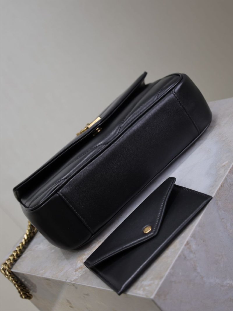 img_f8c0bdc9_20241224_i1735022066467_5540_0_5_jpg LOULOU SMALL 24 IN BLACK SHEEPSKIN GOLD HARDWARE