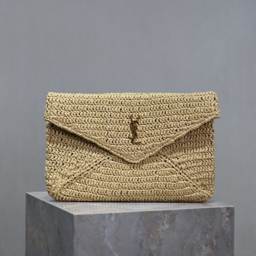 img_f8c0bdc9_20250213_i1739426920809_6017_0_0_jpg Envelope Clutch 29cm Beige Raffia Leather