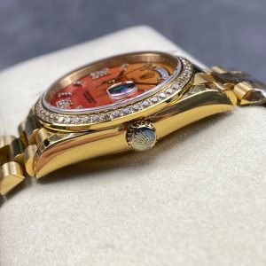 Rolex Day-Date 36mm Gold Orange Dial