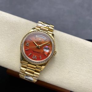 Rolex Day-Date 36mm Gold Orange Dial