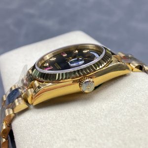 Rolex Day-Date 36mm Gold Black Diamond