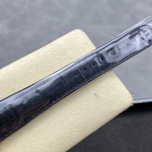 Rolex Day-Date 36mm Gold Black Dial Leather