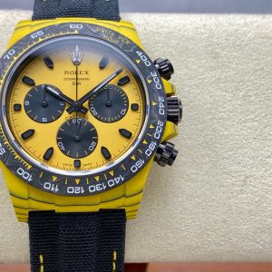 ROLEX Daytona 40mm Yellow Black Fiber Woven