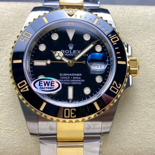 Rolex Submariner 41mm Silver Gold Black