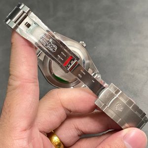 Rolex Oyster Perpetual 39mm Silver Purple Dial