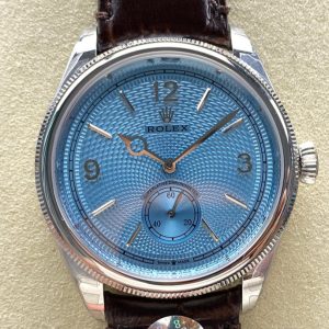 Rolex Perpetual 39mm Brown Blue Dial