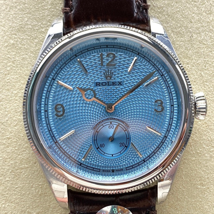 Rolex Perpetual 39mm Brown Blue Dial