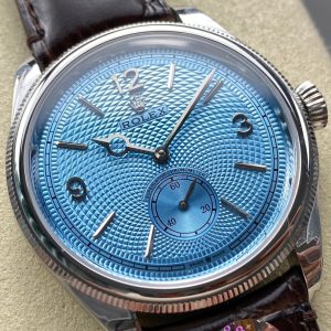 Rolex Perpetual 39mm Brown Blue Dial