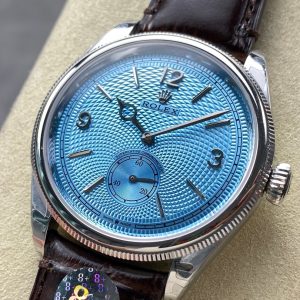 Rolex Perpetual 39mm Brown Blue Dial