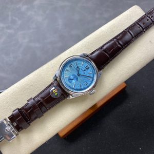 Rolex Perpetual 39mm Brown Blue Dial