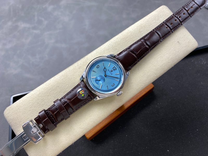 Rolex Perpetual 39mm Brown Blue Dial