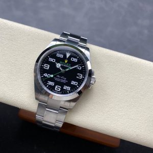 Rolex Air King 40mm Silver Black