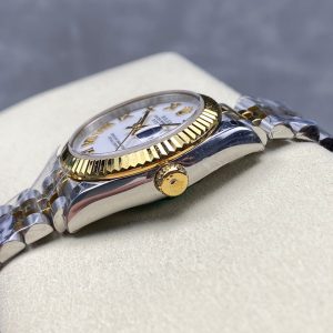 Datejust 31mm Yellow Gold Steel White Dial