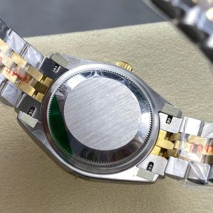 Datejust 31mm Yellow Gold Steel Diamond Bezel White Dial