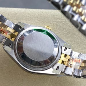 Datejust 31mm Yellow Gold Steel Diamond Bezel Champagne Dial Diamond Numerals