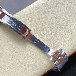 Datejust 31mm Pink Gold Steel Diamond Bezel Aubergine Purple Dial