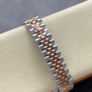 Datejust 31mm Pink Gold Steel Dark Grey Dial