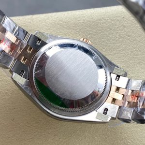 Datejust 31mm Pink Gold Steel Dark Grey Dial