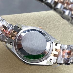 Datejust 31mm Pink Gold Steel Salmon Dial Diamond Numerals