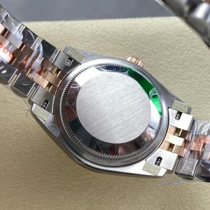 Datejust 31mm Pink Gold Steel White Dial