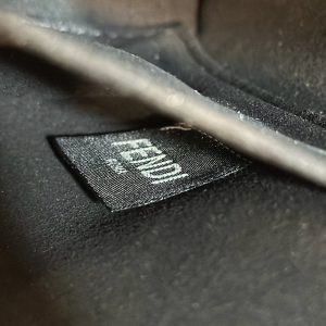 FendiI 27 BAG IN BLACK CALFSKIN WITH GOLD HARDWARE