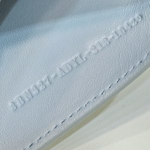 PEEKABOO ISEEU 33 IN BABY BLUE GRAINED CALFSKIN SILVER HARDWARE