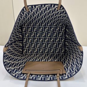 LARGE ROLL 33 IN MIDNIGHT BLUE MIX WHITE JACQUARD FABRIC