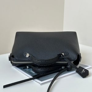 BY THE WAY SELLERIA LARGE 29 BAG IN BLACK CALFSKIN