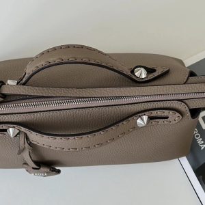 BY THE WAY SELLERIA LARGE 29 BAG IN CEDAR BROWN CALFSKIN