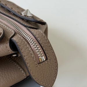 BY THE WAY SELLERIA MINI 20 IN MEDIUM BROWN GRAINED CALFSKIN