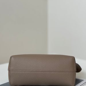 BY THE WAY SELLERIA MINI 20 IN MEDIUM BROWN GRAINED CALFSKIN