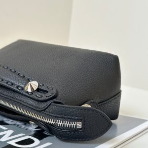 BY THE WAY SELLERIA SMALL 20 BAG IN BLACK CALFSKIN