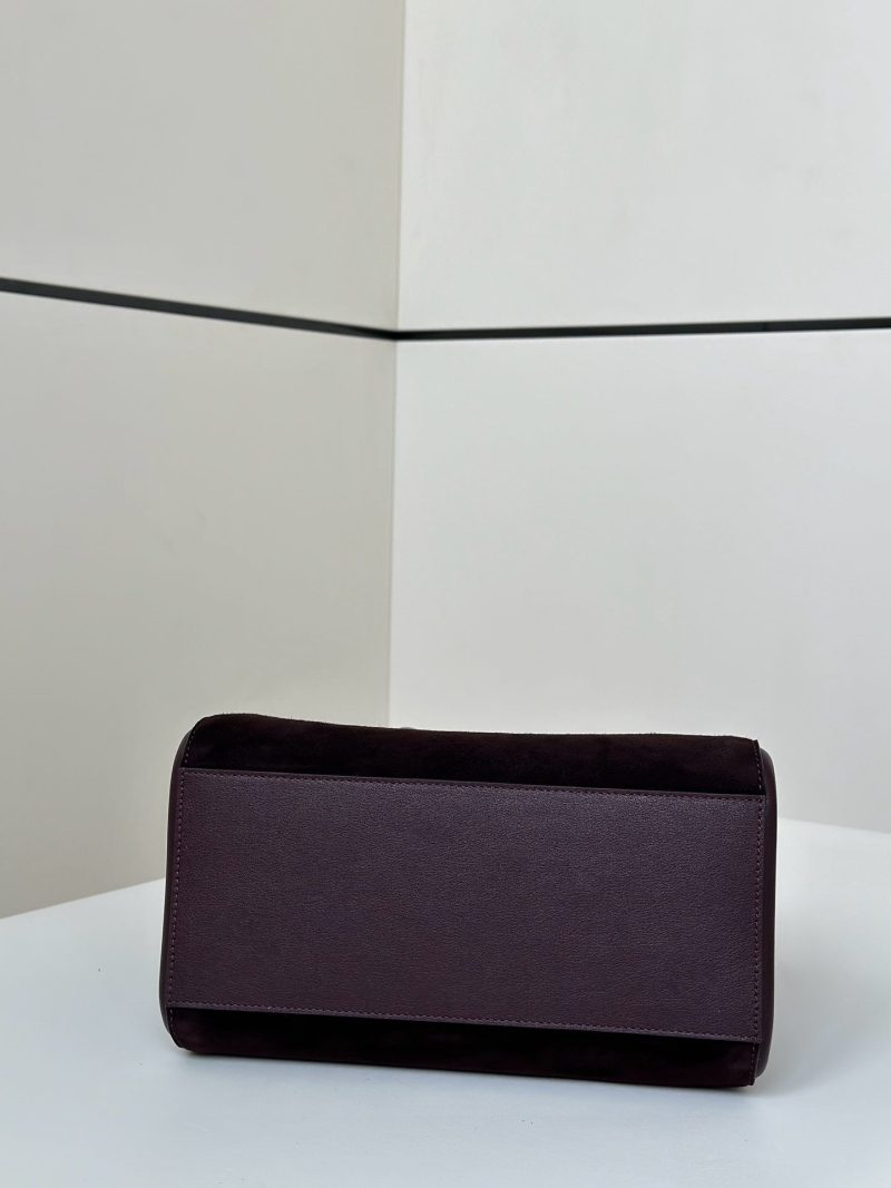 ORIGAMI MINI 19 IN WINE RED LAMBSKIN AND SUEDE