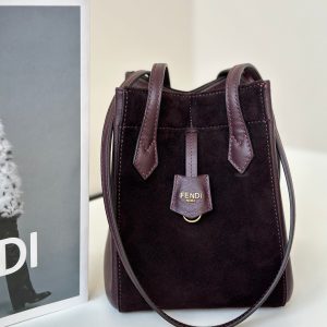 ORIGAMI MINI 19 IN WINE RED LAMBSKIN AND SUEDE