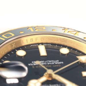 Rolex 25 GMT- Master 40mm Gold Black Dial